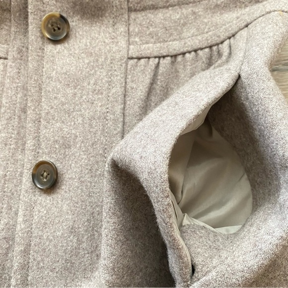 J. Crew Lady Day Wool Blend Coat in Oatmeal Size 4 - Picture 5 of 12